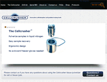 Tablet Screenshot of cellcrusher.com